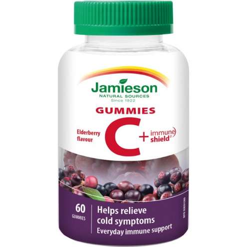 JAMIESON Vitamin C+Immune Shield Gummies pas.60